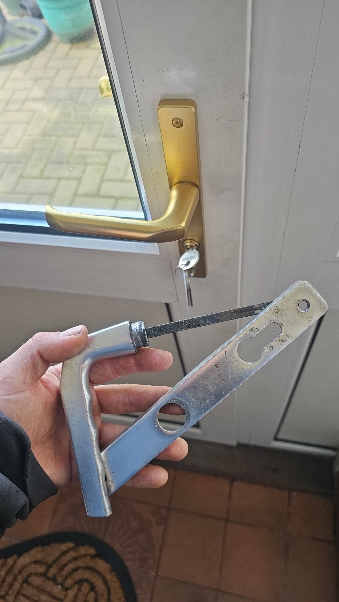 Metal door lock replacement in Cookstown